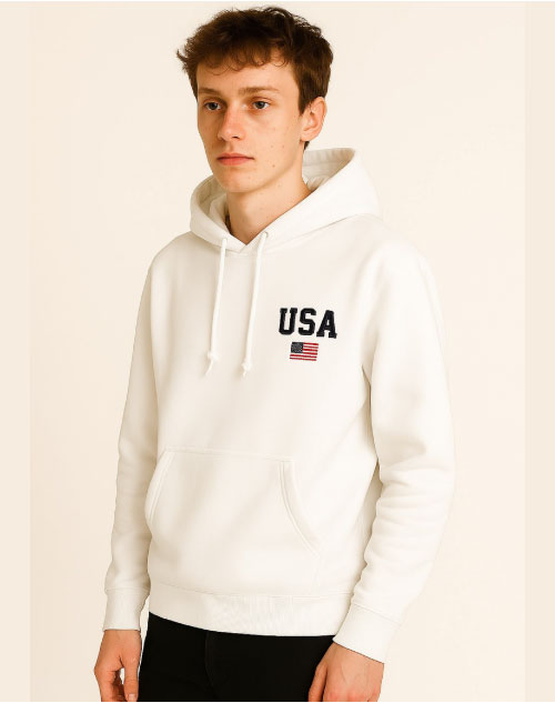 Men’s USA Hoodie in stylish casual design for everyday wear