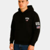 Men wearing American Flag Hoodie casual patriotic sweatshirt