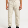 Elastic waist cargo pants for men with multiple pockets and stylish design