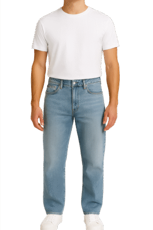1102MBJ Trendy Loose Fitting Jeans for Men – Casual & Comfortable