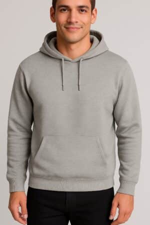 Stylish hoodie with front pocket for men and women, casual everyday wear