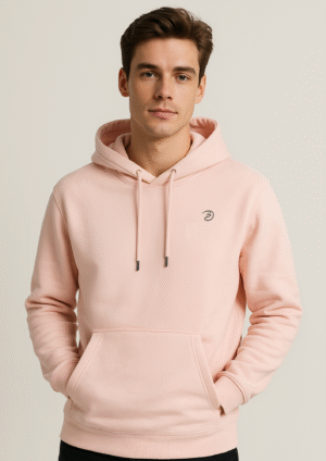 1005UHD Casual Pink Hoodie for Men Premium Quality Design
