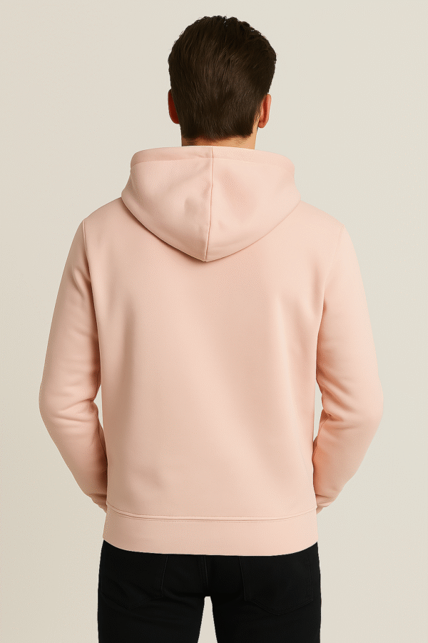 1005UHD Casual Pink Hoodie for Men Premium Quality Design - Image 2